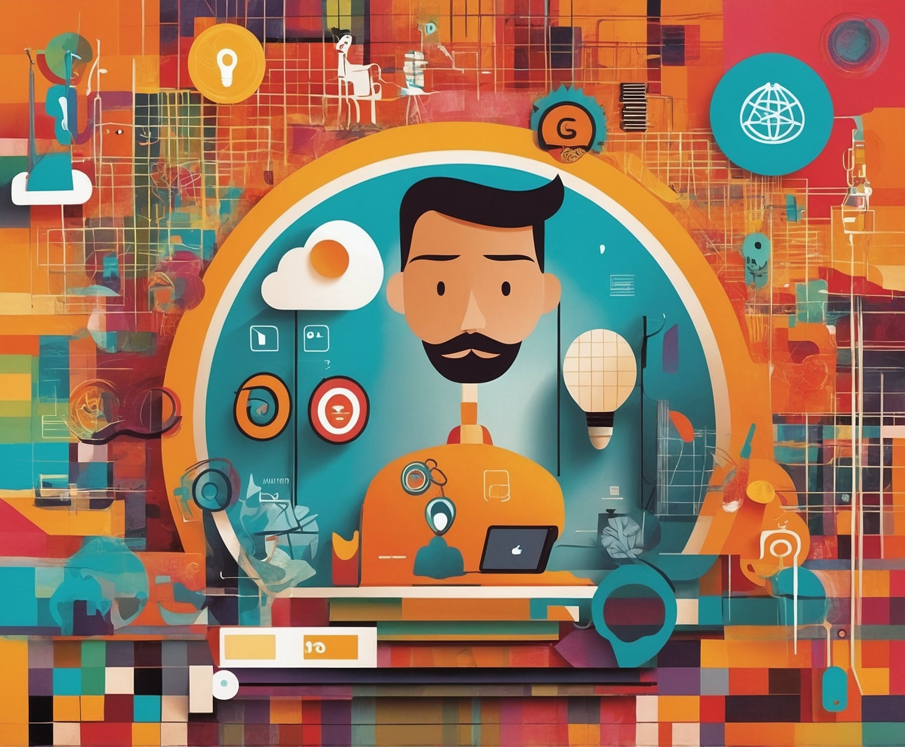 Imagen sobre estrategias de SEO creativas y divertidas.